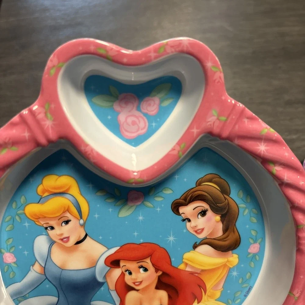 Barbie & Disney both plates